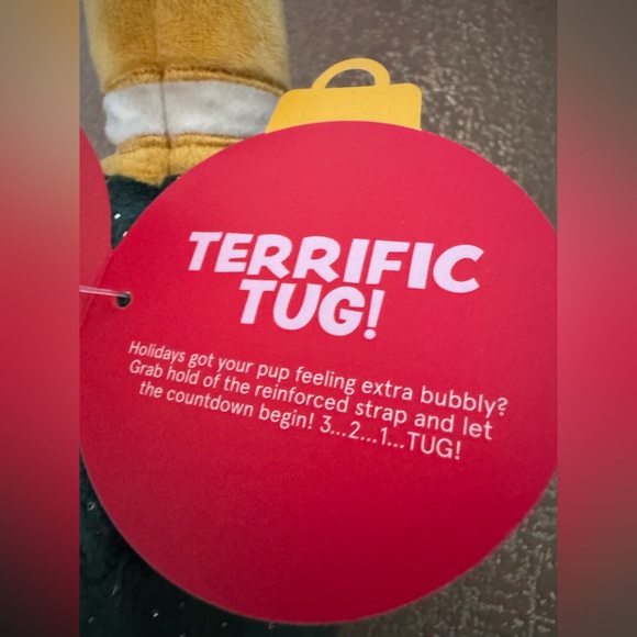 BARK BELLY RUBBY BUBBLY, CRAZY CRINKLE, TUG
STRAP & SQUEAKER Large Dog Toy - Picture 2 of 4